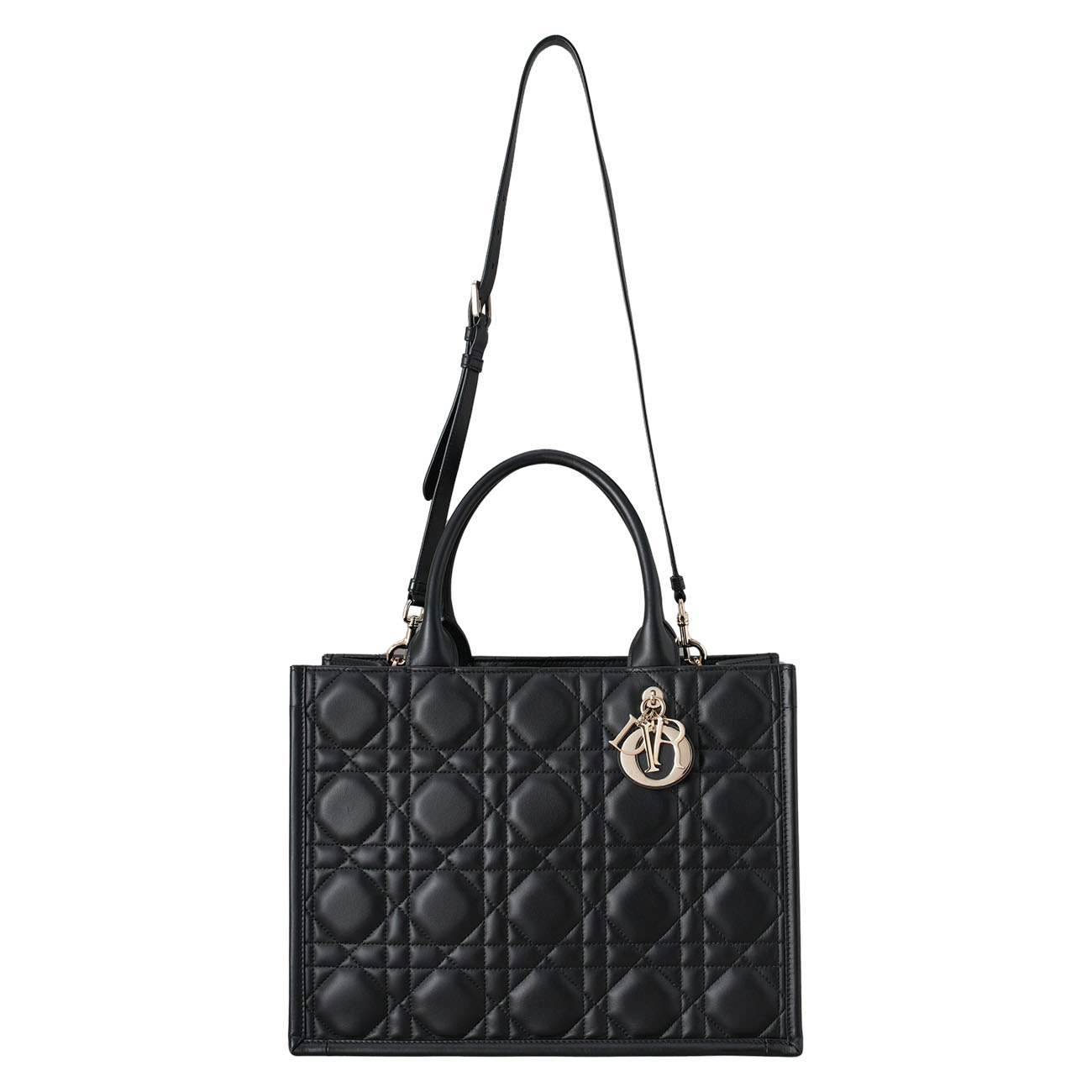CHRISTIAN DIOR(USED)디올 레더 북토트 36